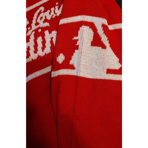 Vintage ST. LOUIS CARDINALS Crewneck Sweater MLB Baseball Cliff Engle 1980s - M - Picture 3 of 5